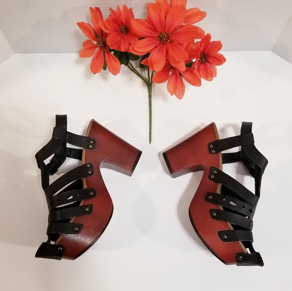 CHASE & CHLOE PLATFORM HEELS SIZE 8 - Picture 2 of 8